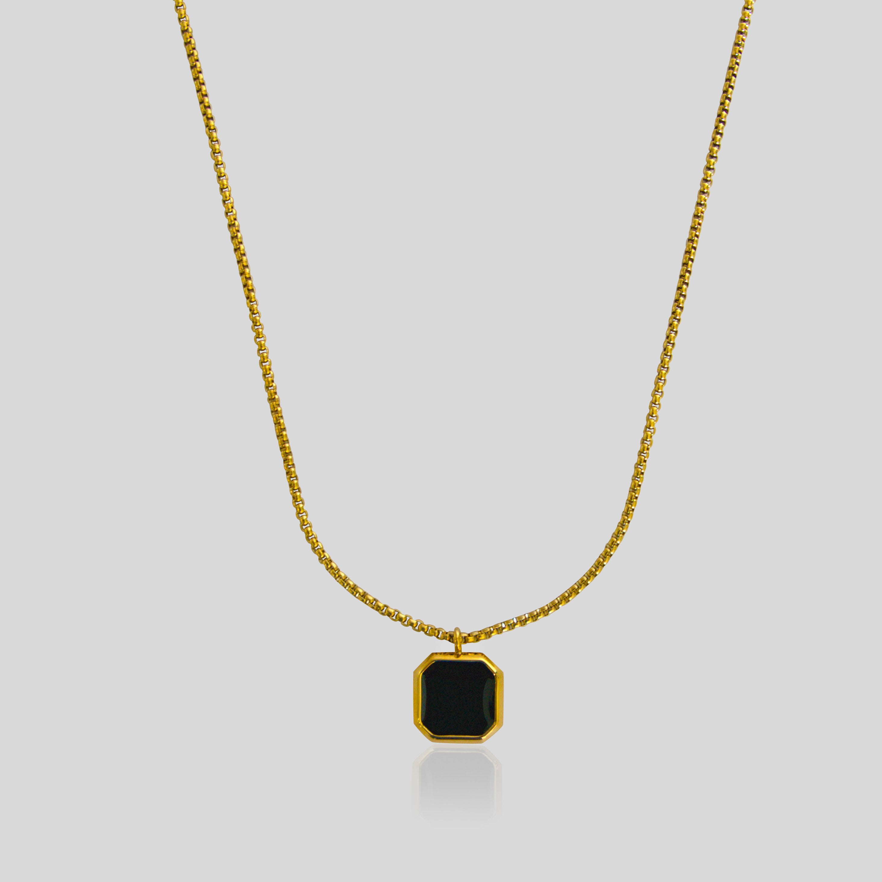 Onyx Pendant (Gold)