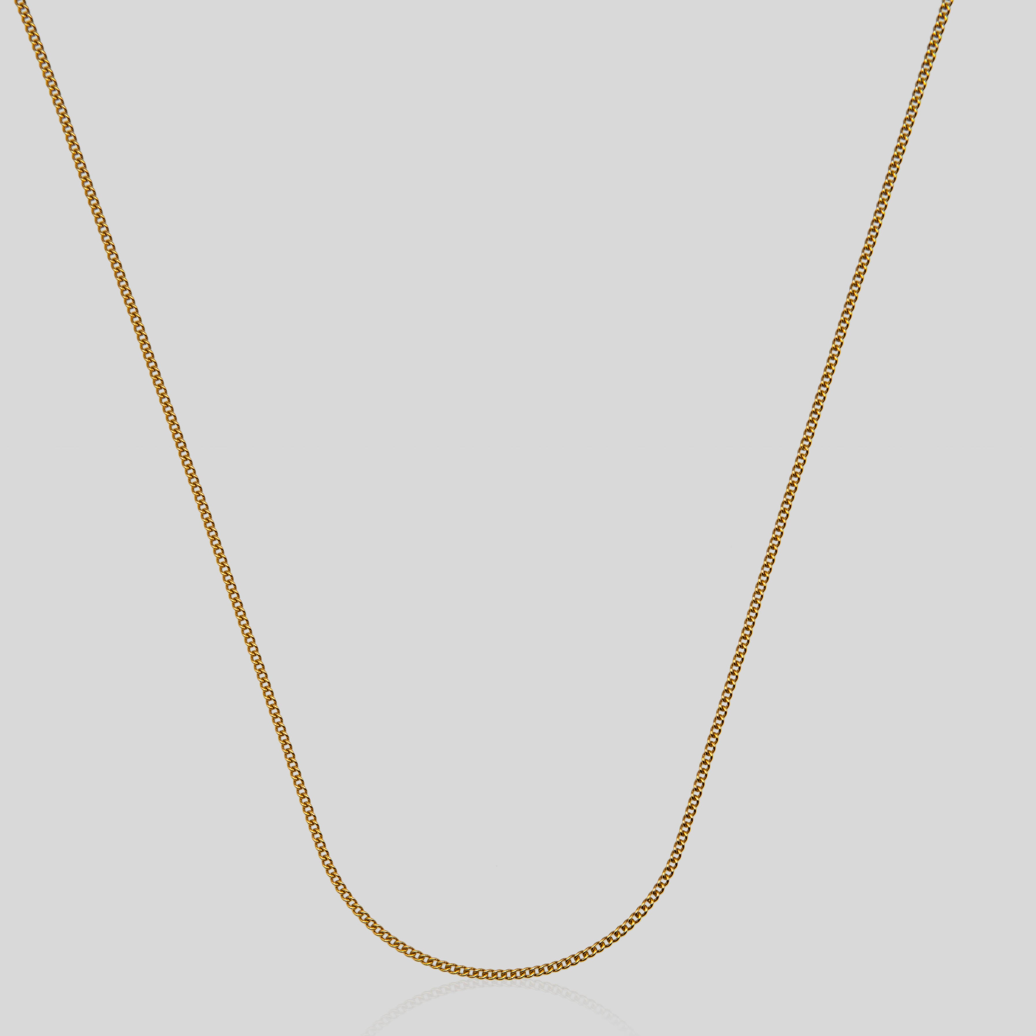 Cuban Chain (Gold) 2mm