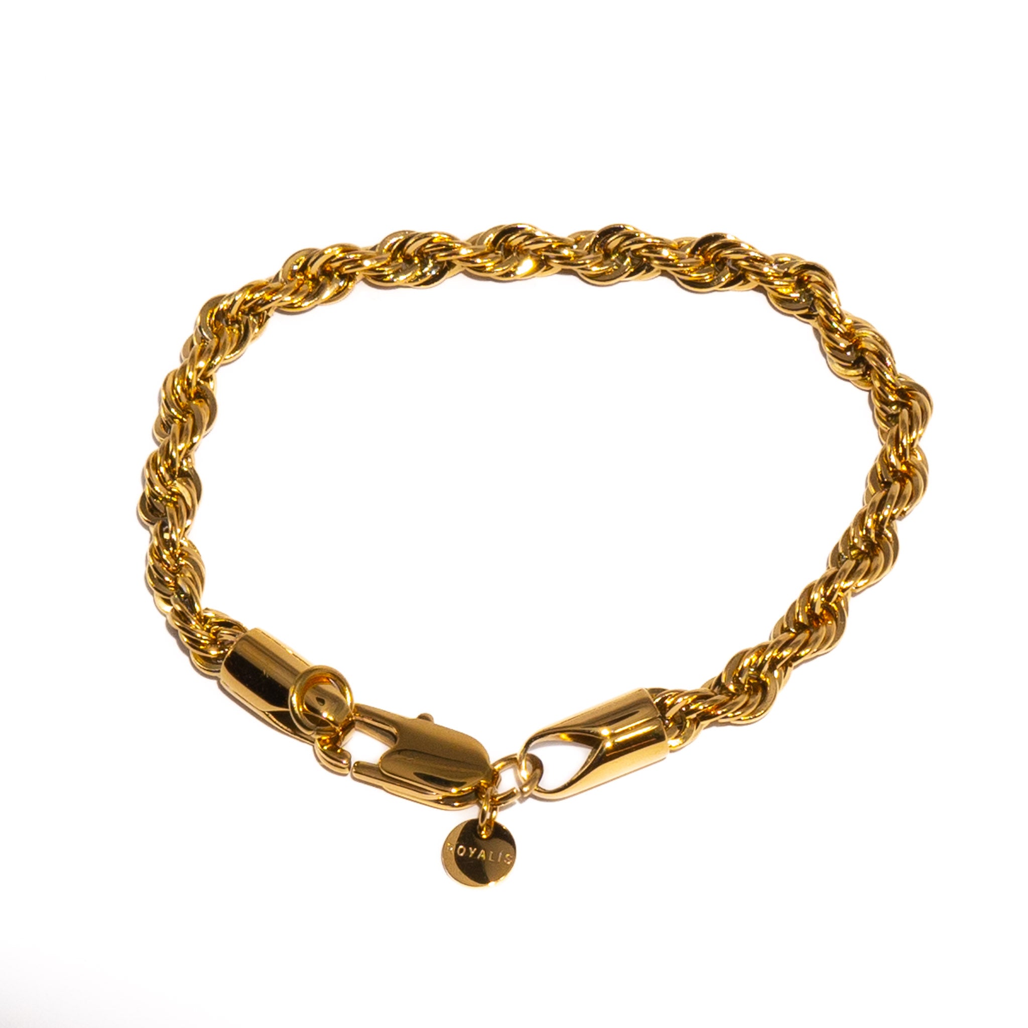 Rope Bracelet  (Gold) 5mm