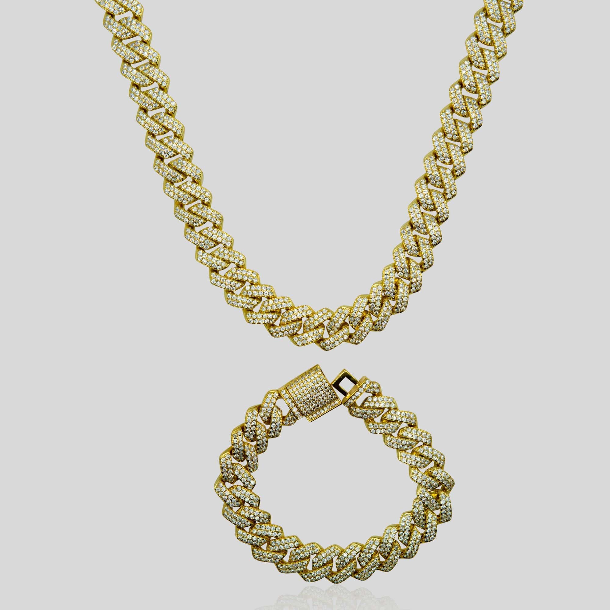 Prong Link Chain (gold) 13mm - ROYALIS MELBOURNE