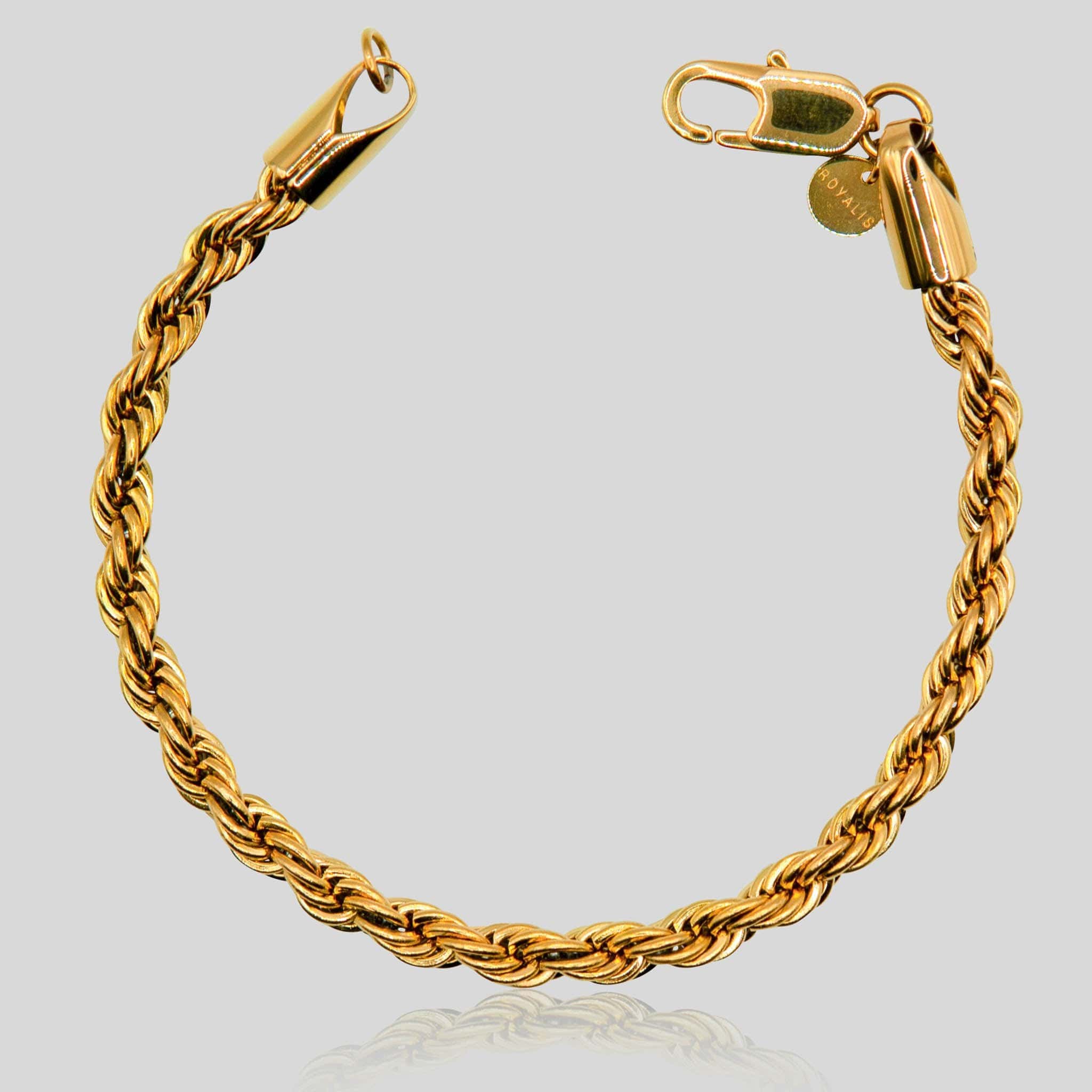 Rope Bracelet (Gold) 5mm - ROYALIS MELBOURNE