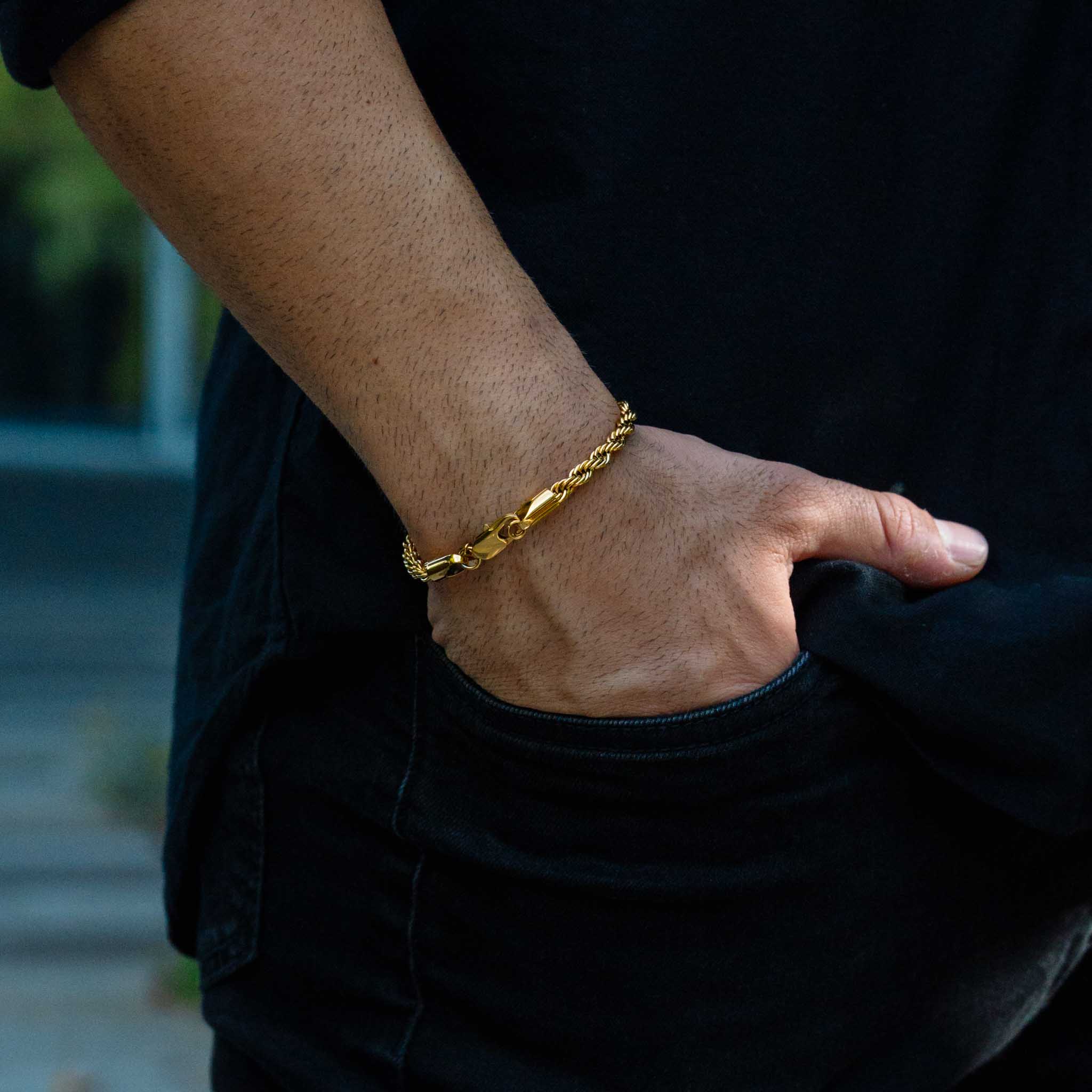 Rope Bracelet (Gold) 5mm - ROYALIS MELBOURNE