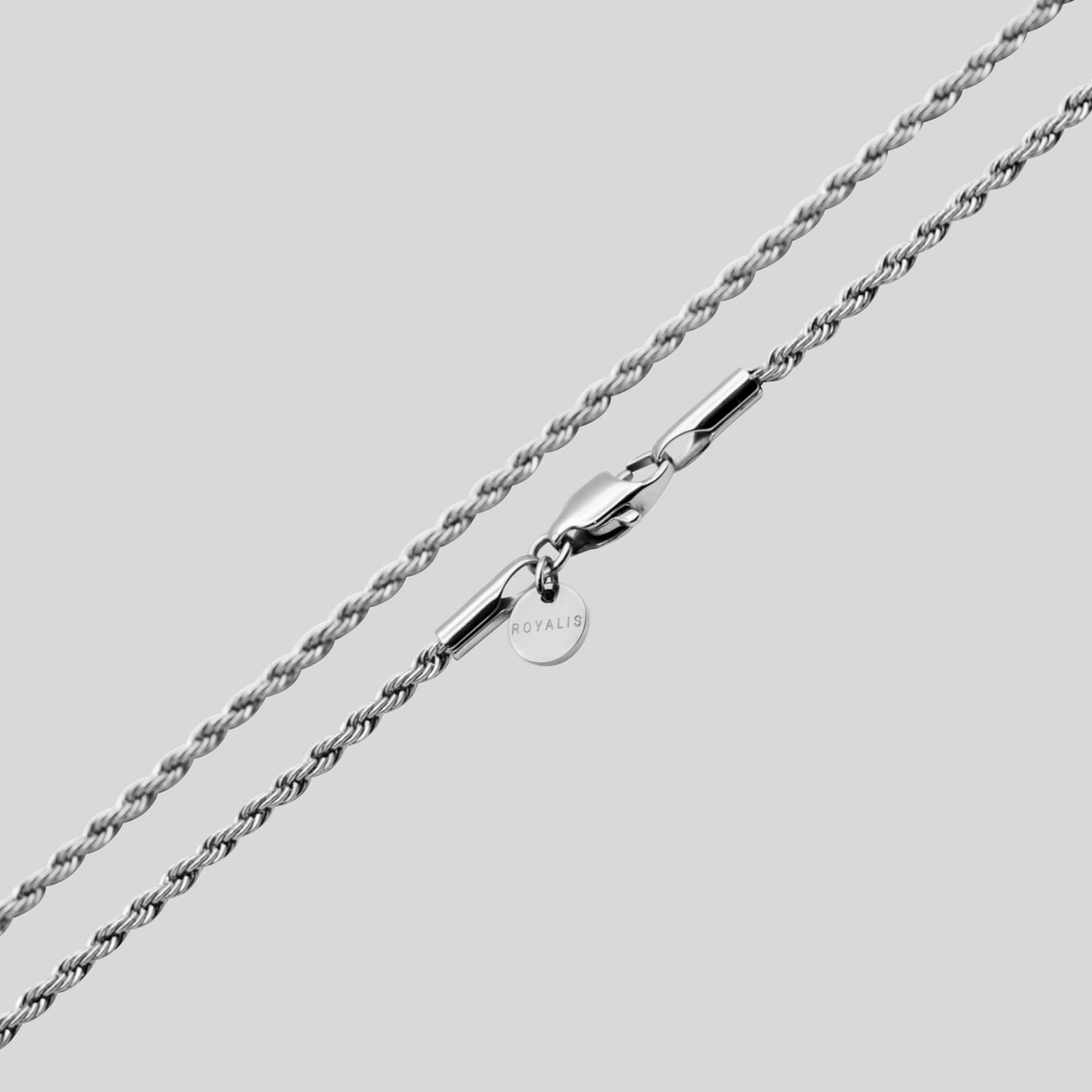 3mm rope chain on sale white gold