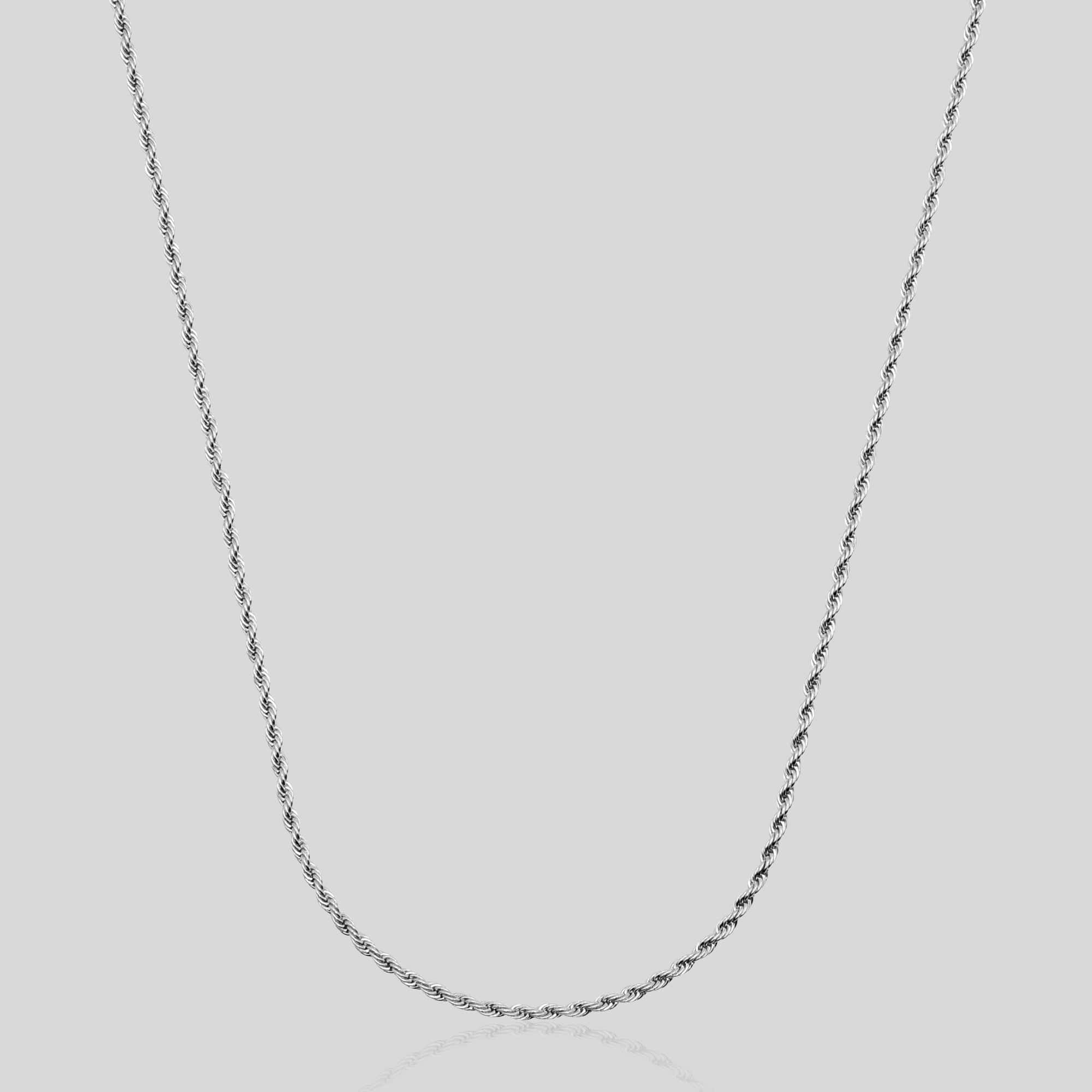 Rope Chain (White Gold) 2mm - ROYALIS MELBOURNE